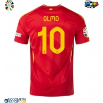 Moški Nogometni dresi Španija Dani Olmo #10 Domači EP 2024 Kratek Rokav